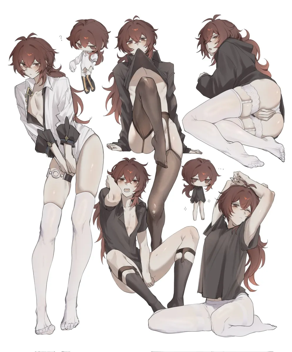 Diluc (Genshin Impact) by Zehuij