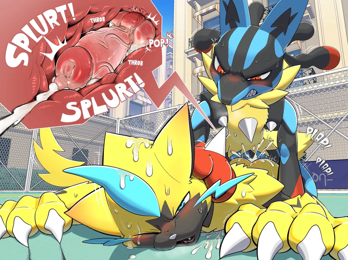 Lucario, Zeraora by Nagick 18