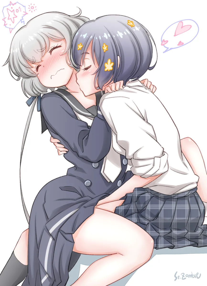 Konno Junko, Mizuno Ai by Studiozombie