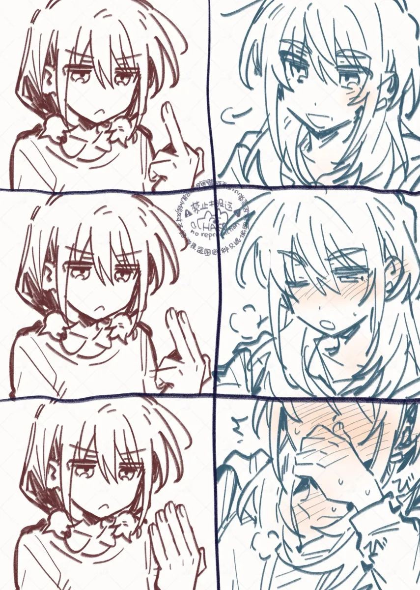 Iseri Nina, Kawaragi Momoka by Pingke Box