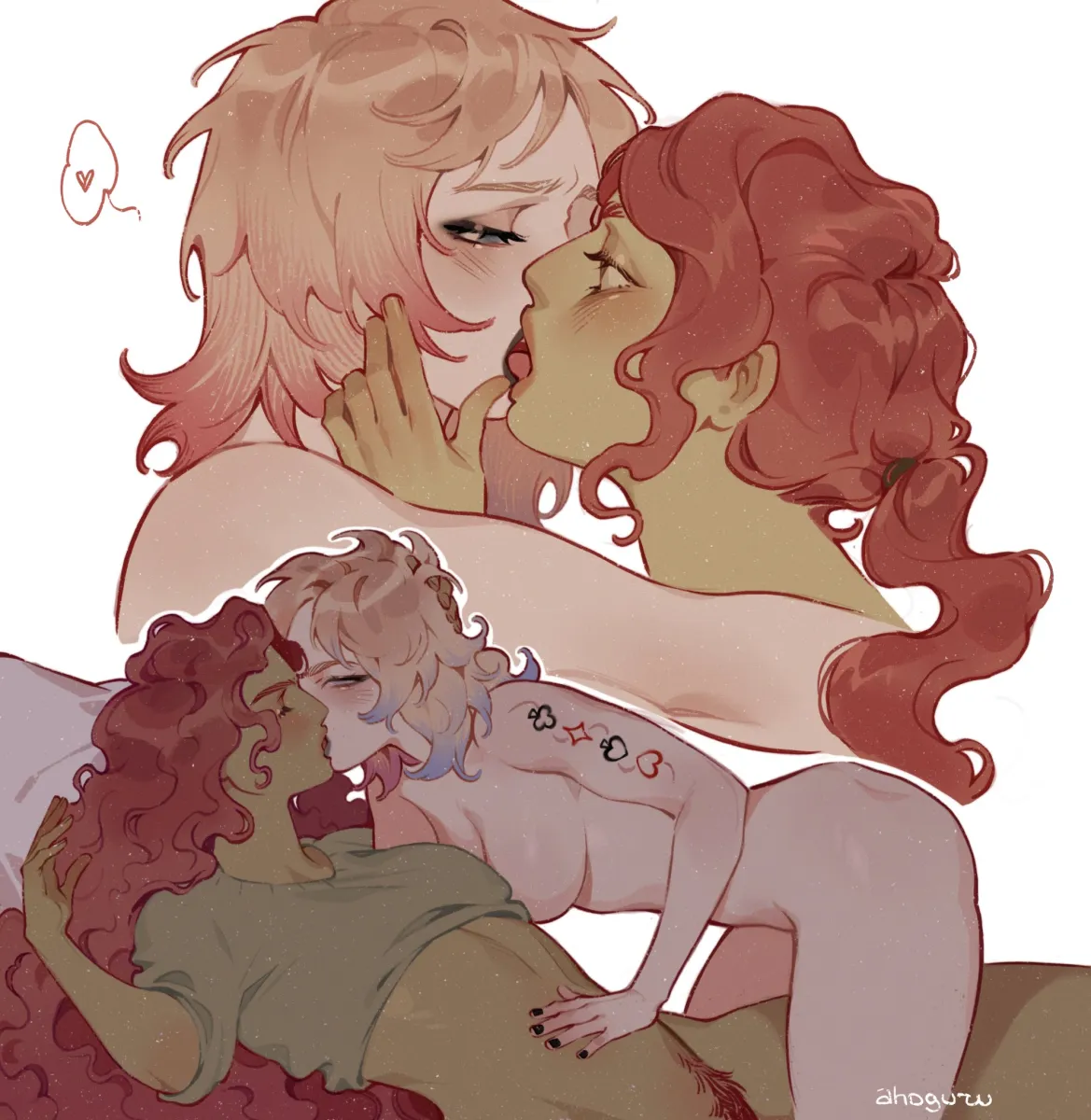 Harley Quinn, Poison Ivy by Ahageao49