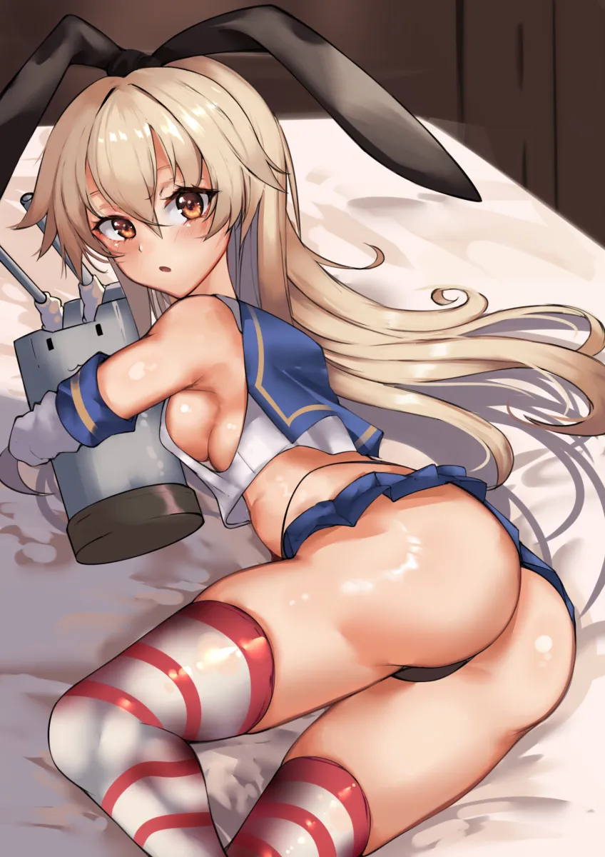 Shimakaze (Kancolle), Rensouhou-Chan by Purplecat
