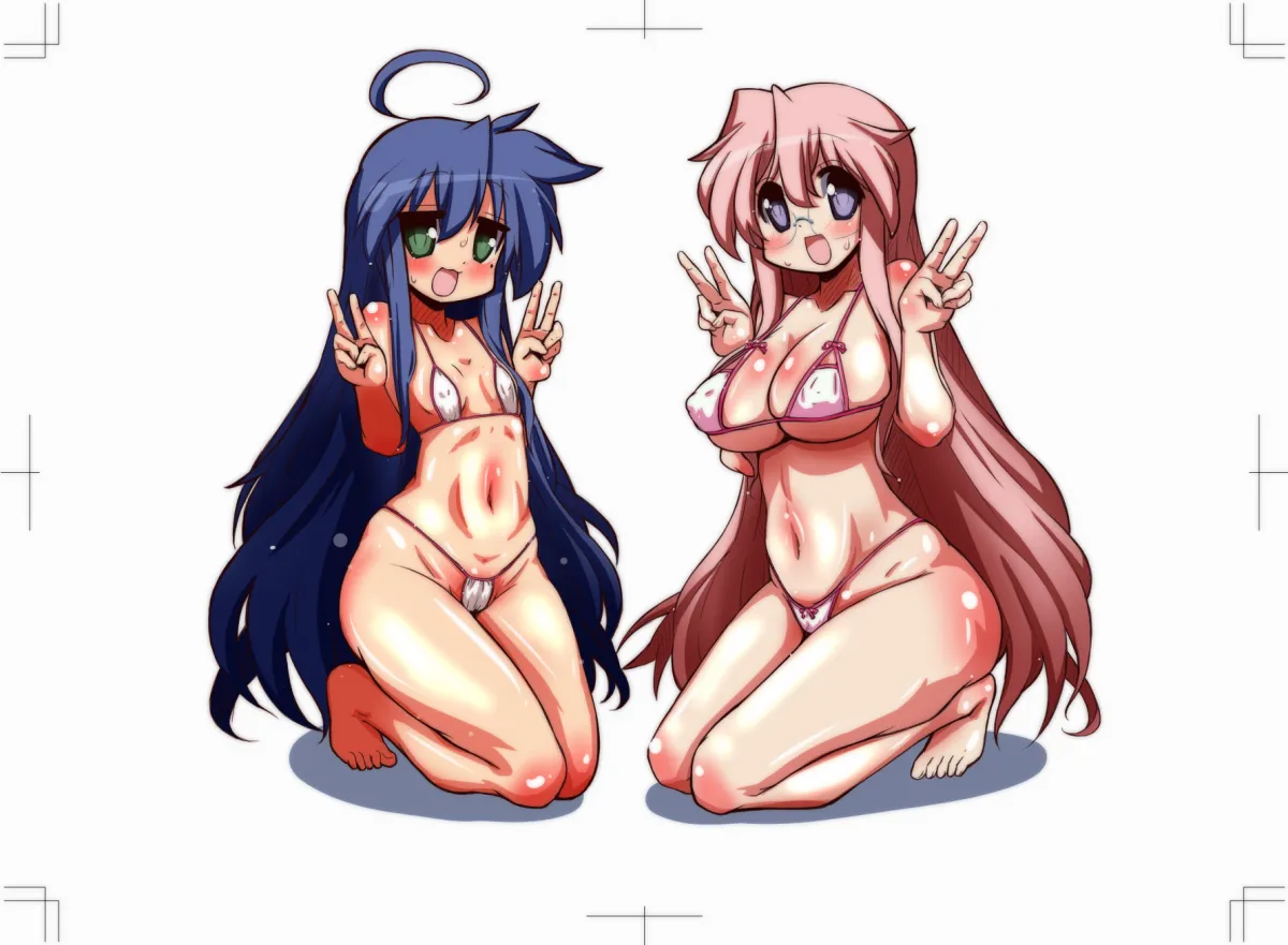 Izumi Konata, Takara Miyuki by Mizushima (P201112)