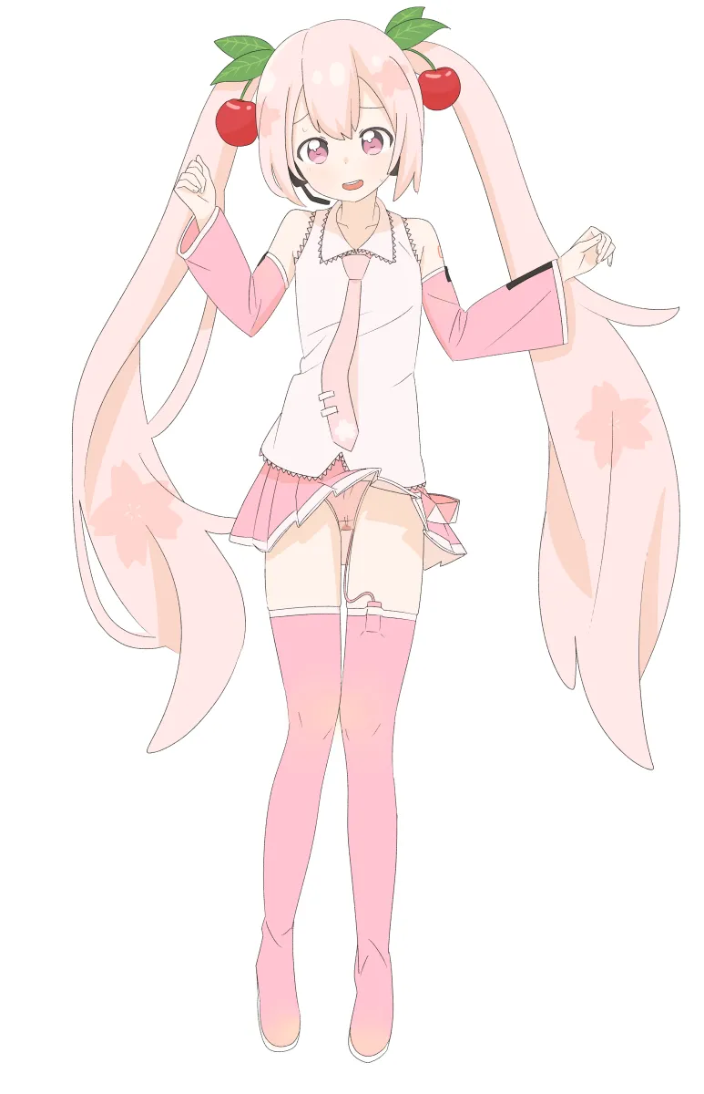 Hatsune Miku, Sakura Miku by Tuitou