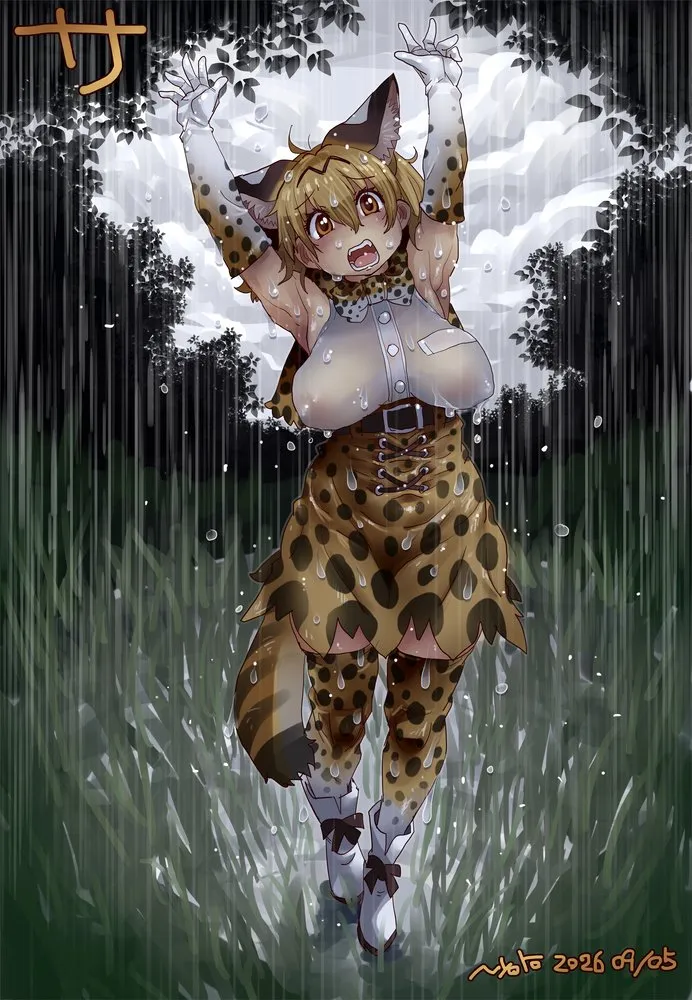 Serval (Kemono Friends) by Nyororiso (Muyaa)