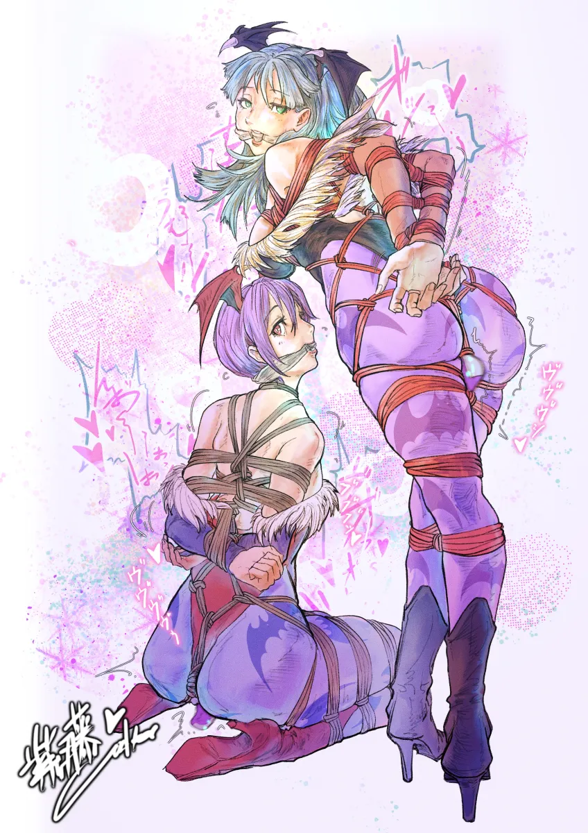 Morrigan Aensland, Lilith (Darkstalkers) by Dango875213