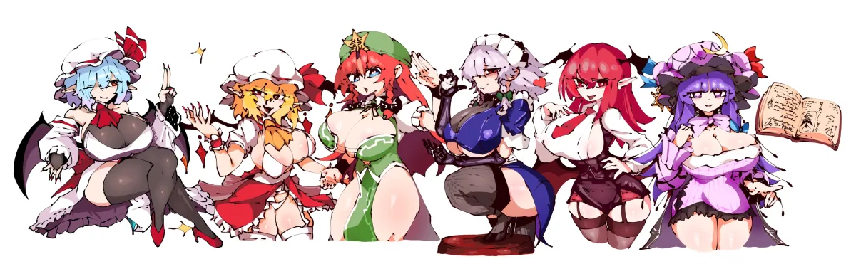 Flandre Scarlet, Remilia Scarlet by Gengmin0922