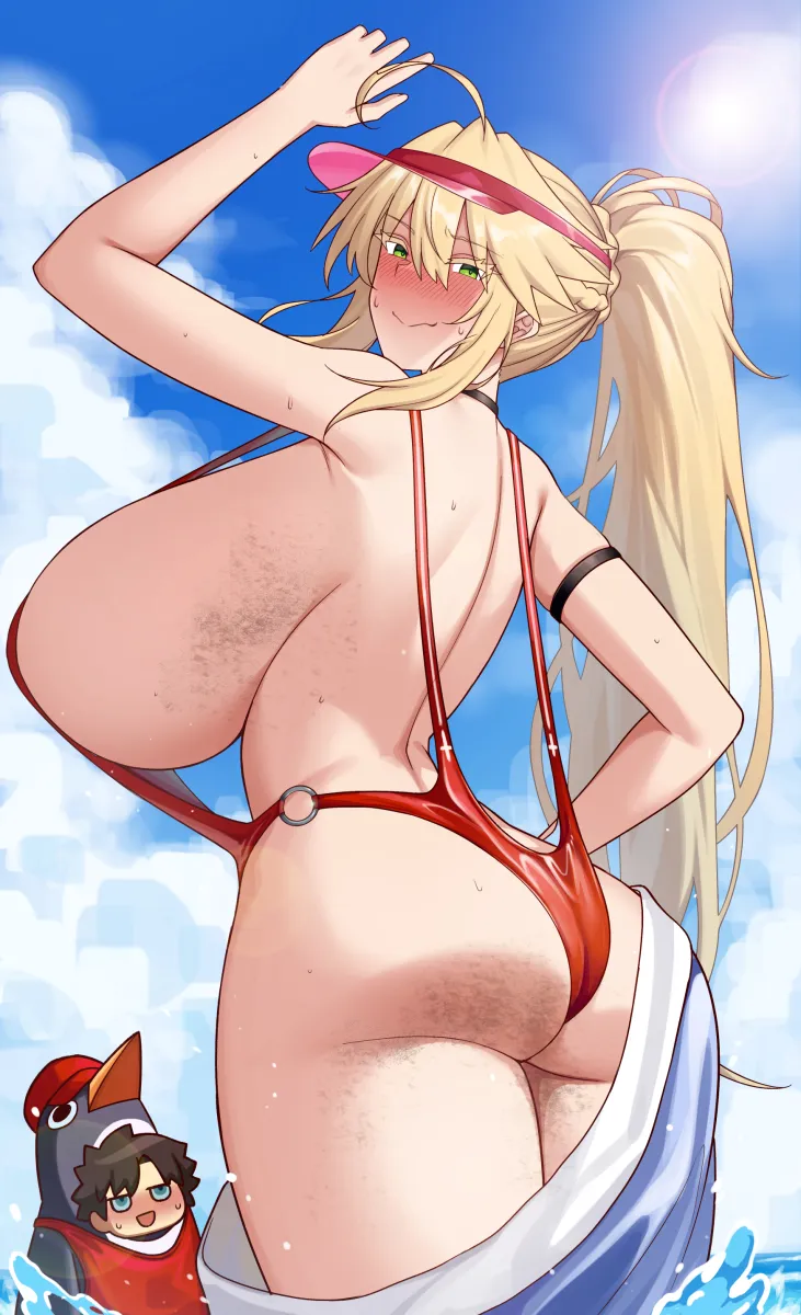 Artoria Pendragon (Fate), Fujimaru Ritsuka (Male) by Nekosama Shugyouchuu