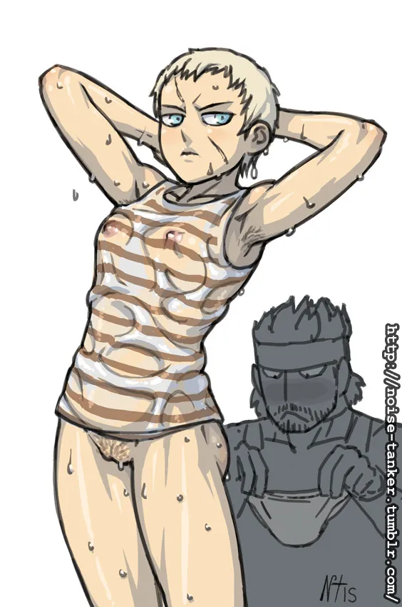 Solid Snake, Olga Gurlukovich by Noise Tanker