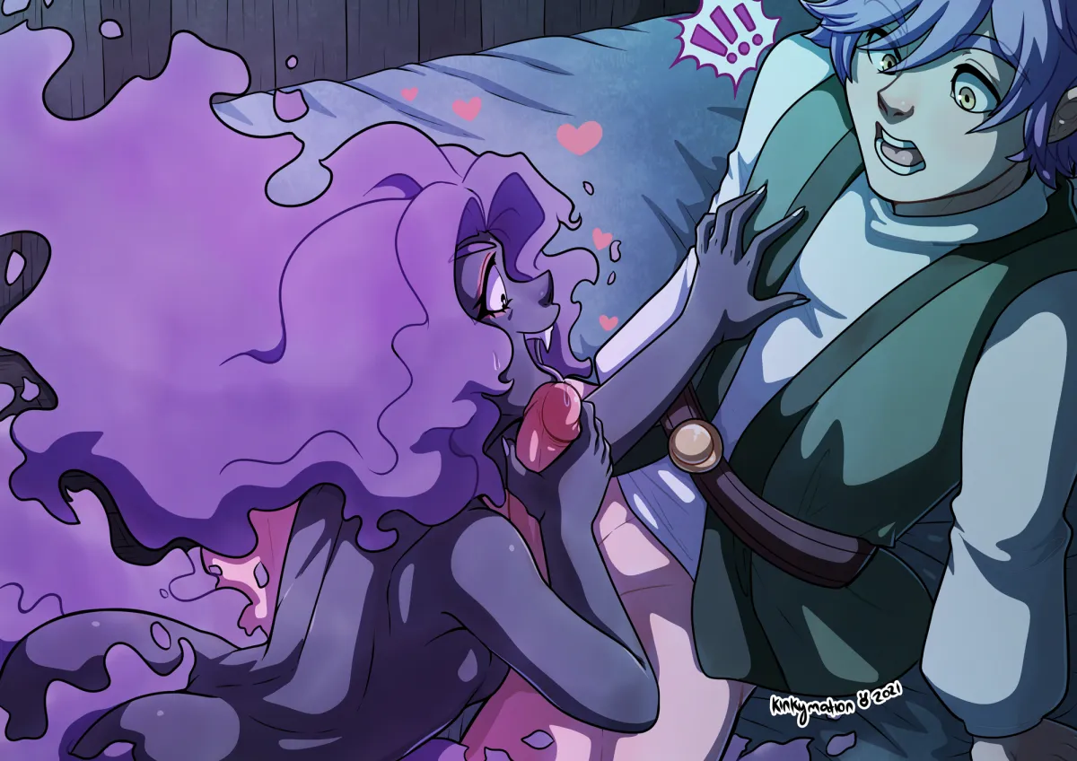 Gastly, Terrance Rainer by Kinkymation