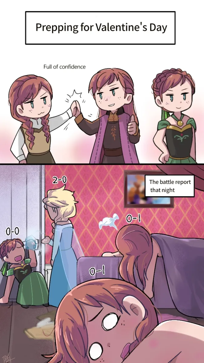 Elsa (Frozen), Anna (Frozen) by Demonfencer