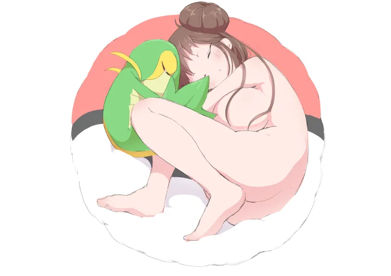 Rosa (Pokemon), Snivy by Tottotonero