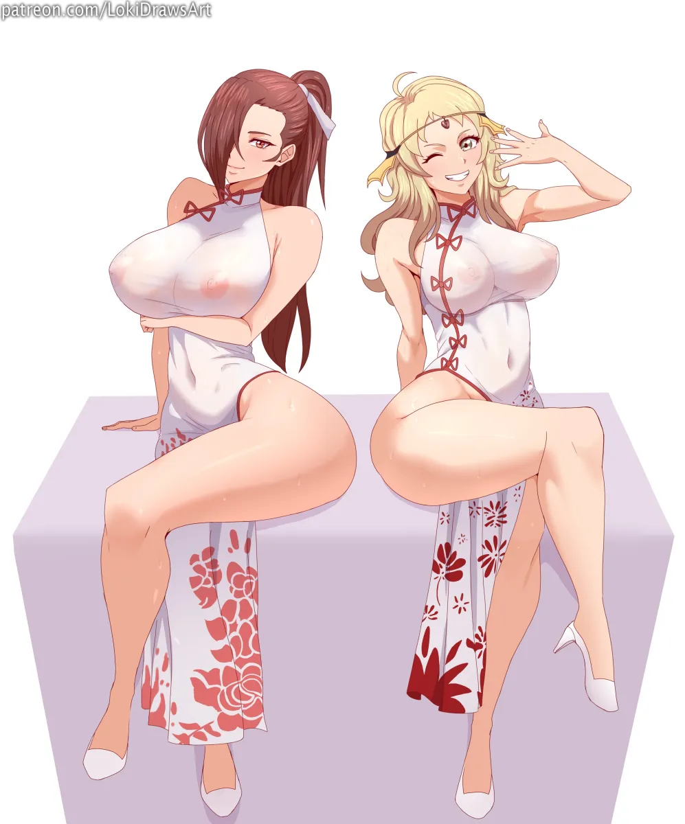 Ophelia (Fire Emblem), Kagero (Fire Emblem) by Lokidrawsart