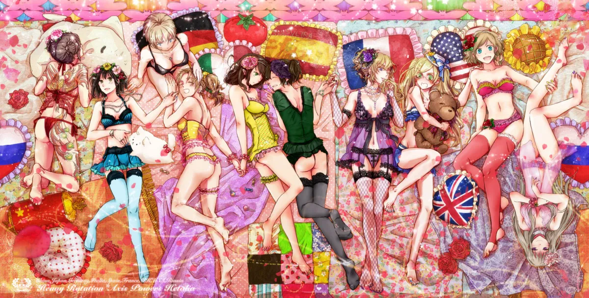 America (Hetalia), United Kingdom (Hetalia) by Ryoanji