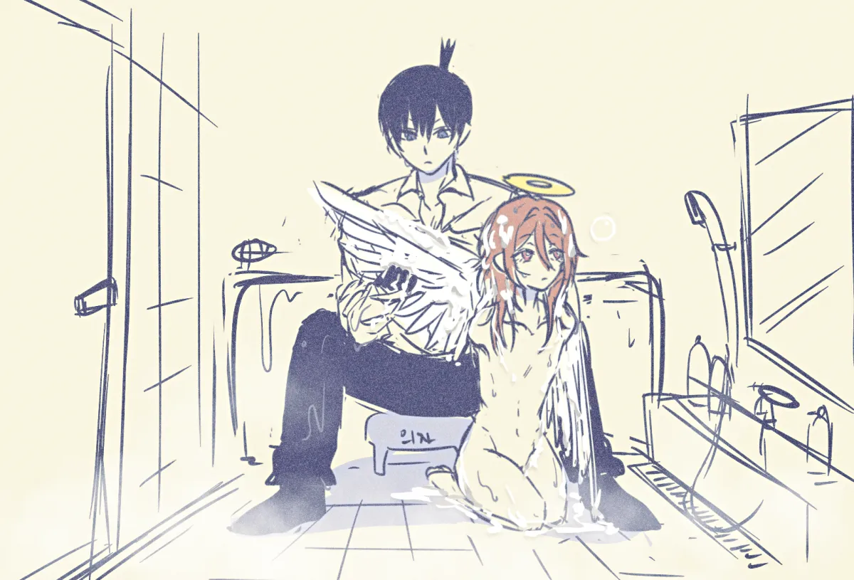 Hayakawa Aki, Angel Devil (Chainsaw Man) by Neededneet