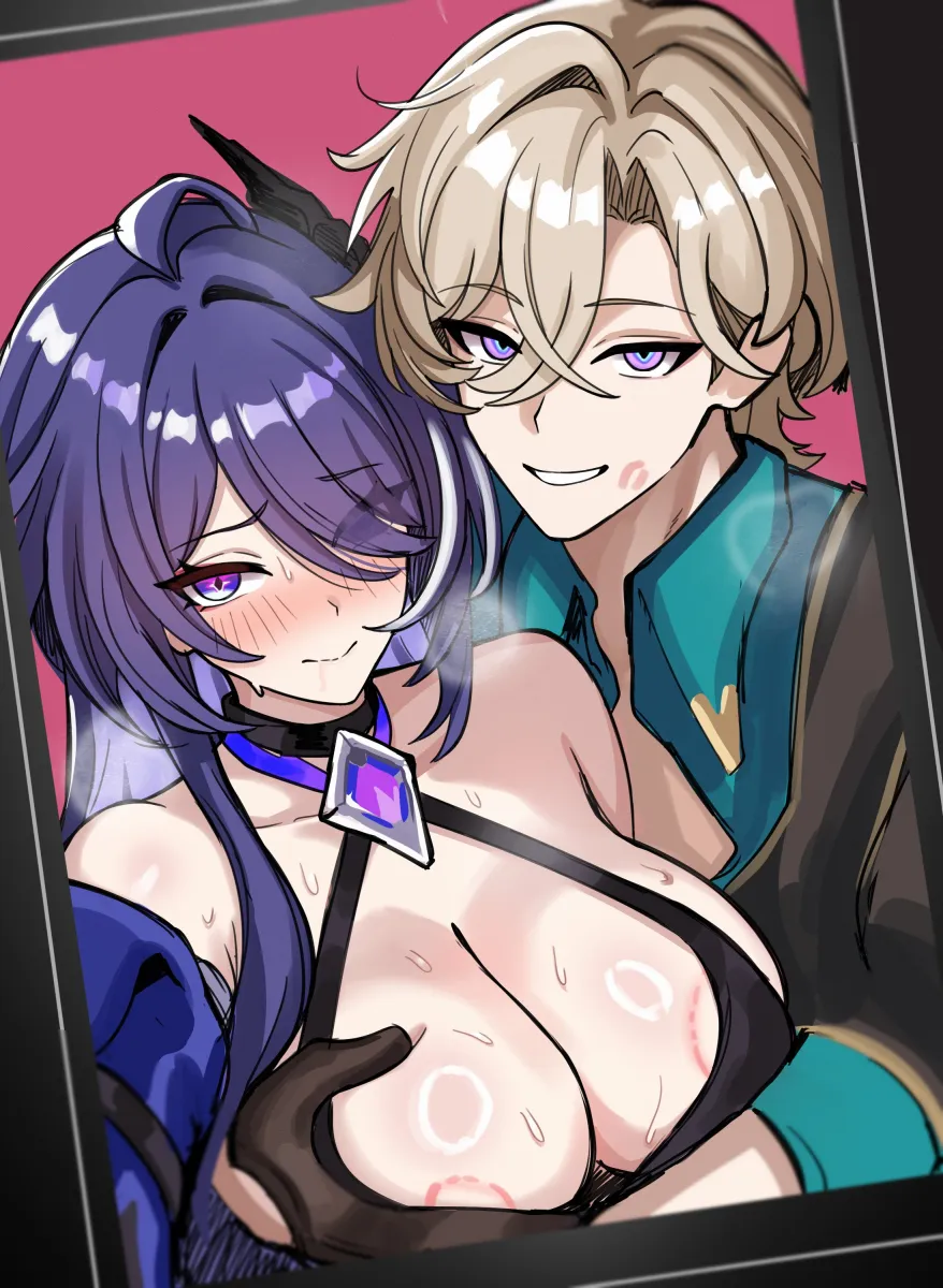 Acheron (Honkai: Star Rail), Aventurine (Honkai: Star Rail) by Mini2Chainz