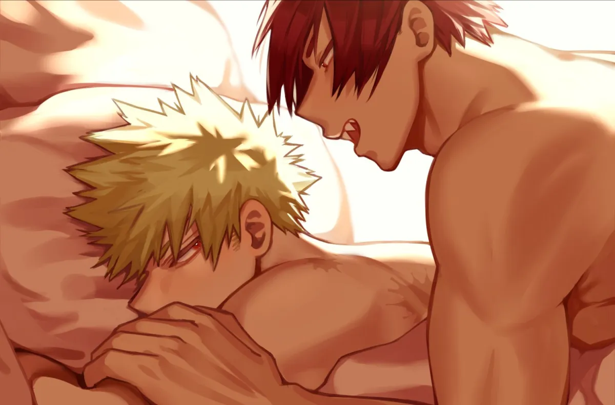 Bakugou Katsuki, Kirishima Eijiro by Donnaoneone