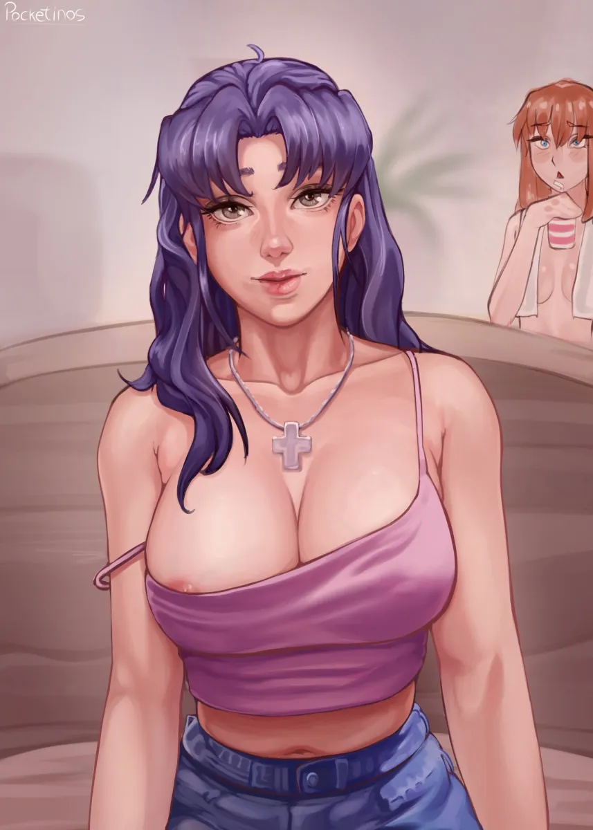 Souryuu Asuka Langley, Katsuragi Misato by Pocketinos