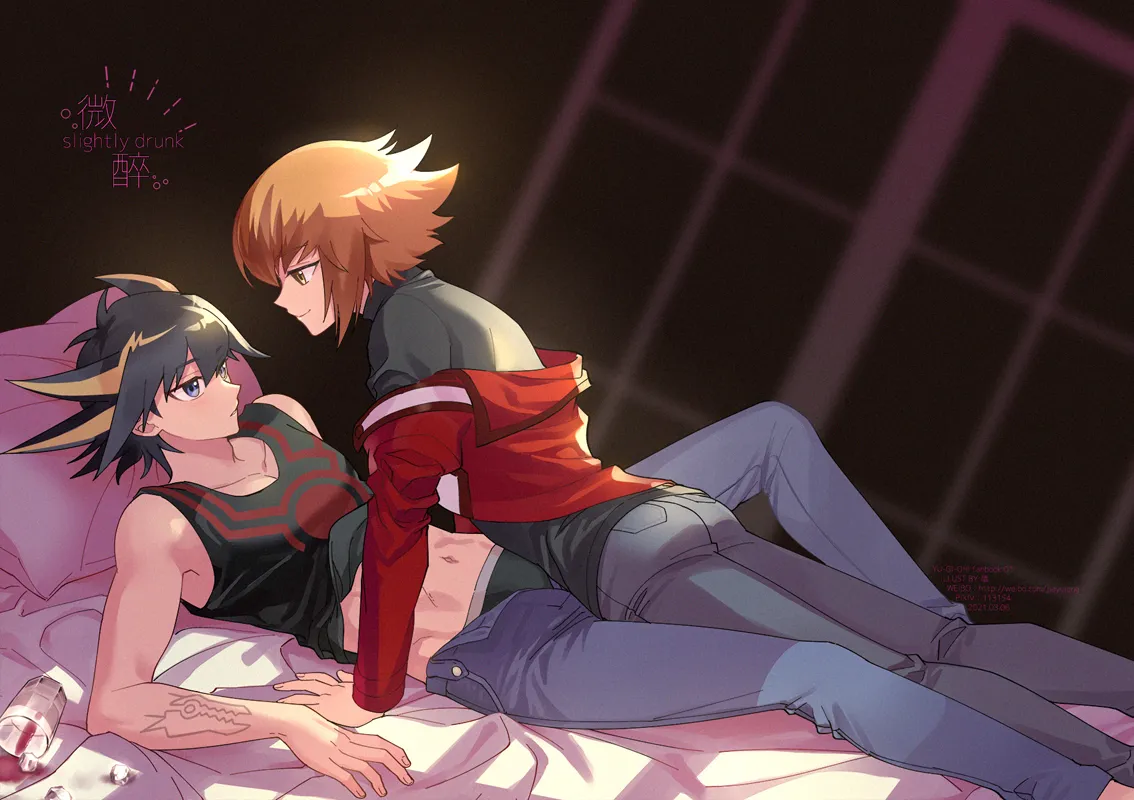 Yuki Judai, Fudo Yusei by Jiayu Long