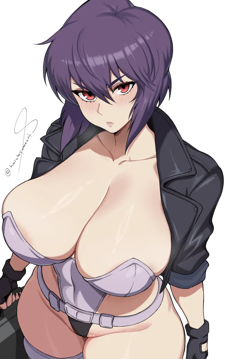 Kusanagi Motoko by Harutoyumaarts