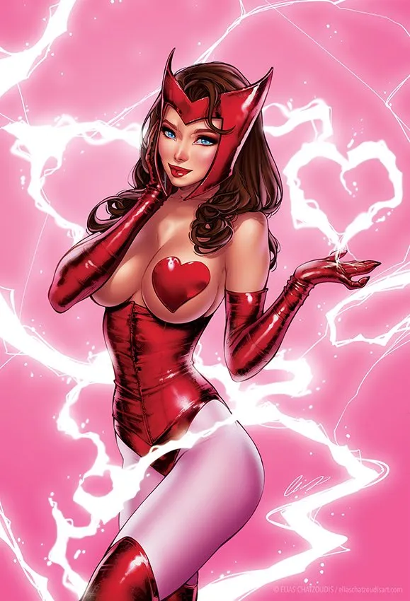 Scarlet Witch, Wanda Maximoff by Elias Chatzoudis