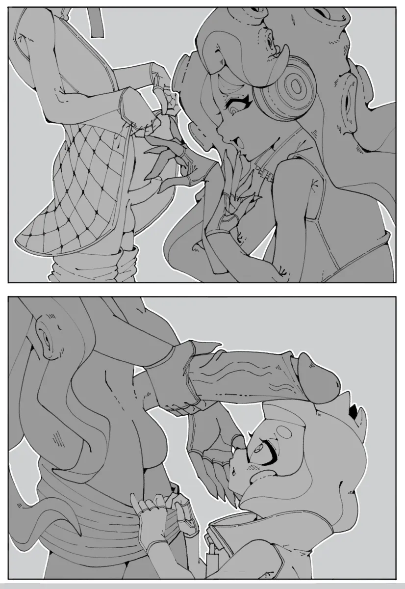 Marina (Splatoon), Pearl (Splatoon) by Boom (Pixiv 17287082)