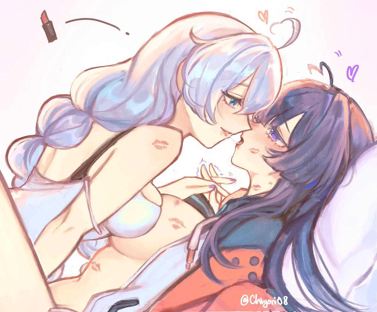 Kiana Kaslana, Raiden Mei by Chiyori08