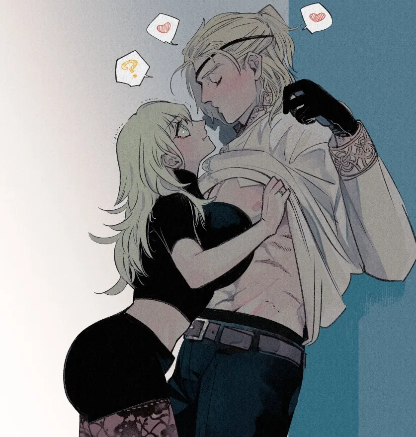 Female Byleth (Fire Emblem), Dimitri Alexandre Blaiddyd by Suzuen