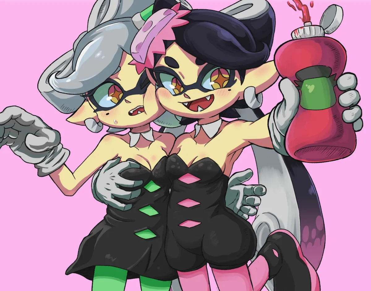Callie (Splatoon), Marie (Splatoon) by Takamame