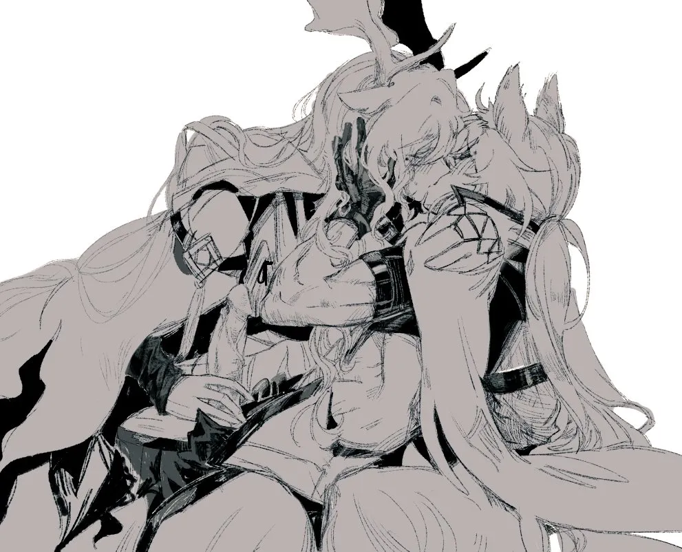 Nearl (Arknights), Viviana (Arknights) by Kotcate