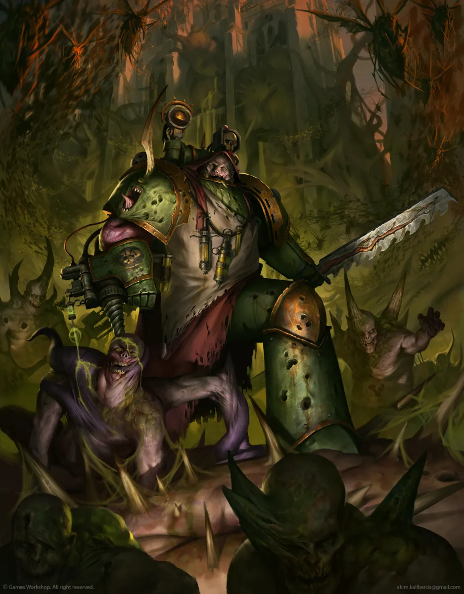 Adeptus Astartes, Chaos Space Marine by Akimblya