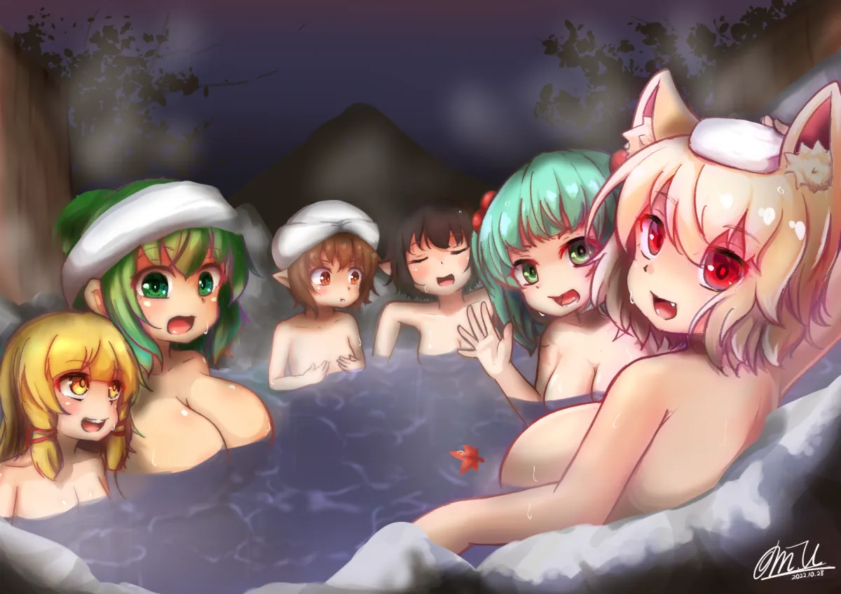 Kochiya Sanae, Shameimaru Aya by Otomen Maru-No-Uchi