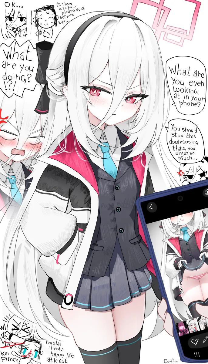 Sensei (Blue Archive), Doodle Sensei (Blue Archive) by Ougiikun