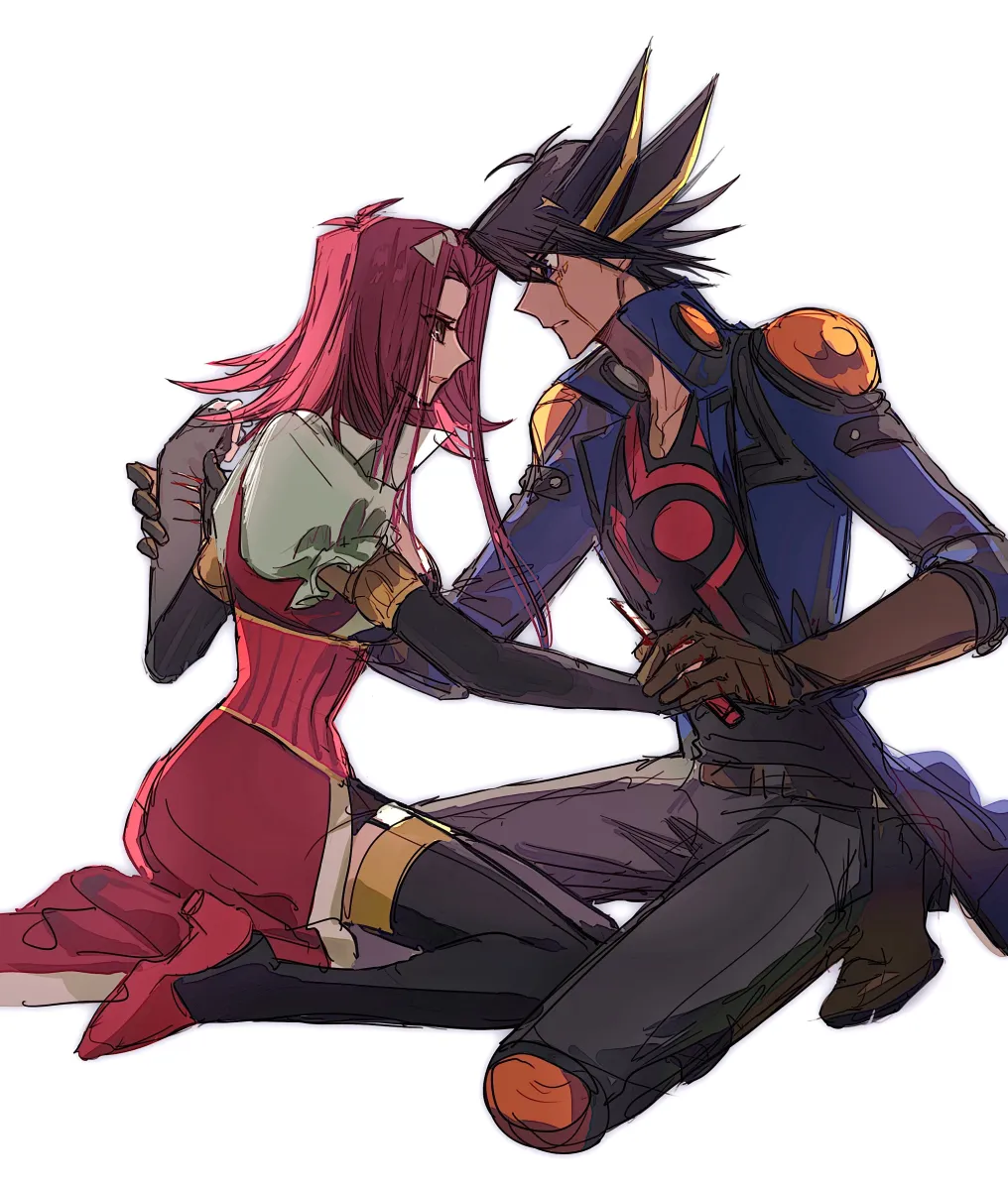 Izayoi Aki, Fudo Yusei by Naoki (2Rzmcaizerails6)