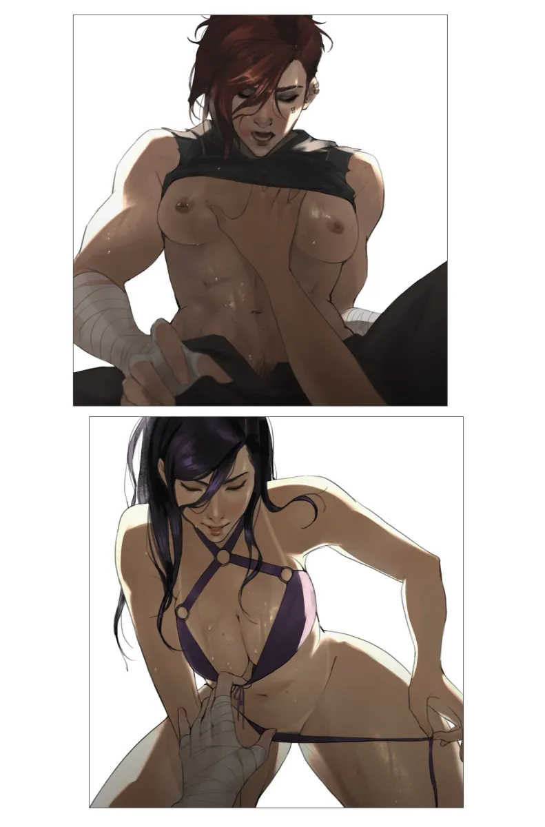 Vi (League), Caitlyn (League) by Kahelmoan