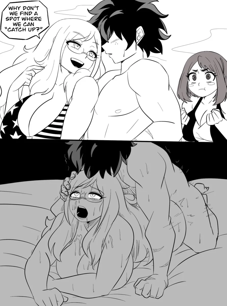 Midoriya Izuku, Uraraka Ochaco by Darwa Arts