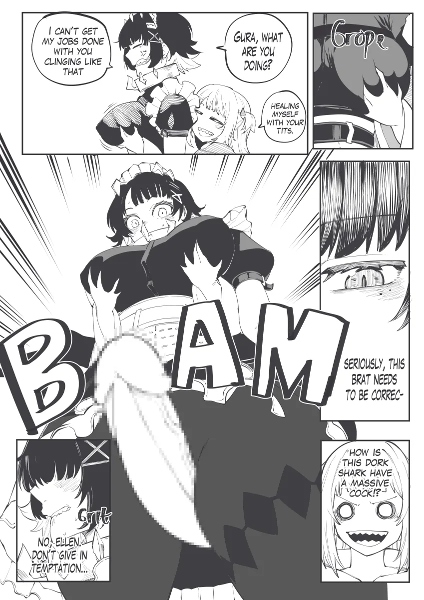 Gawr Gura, Ellen Joe by Zero (Muftisaili)