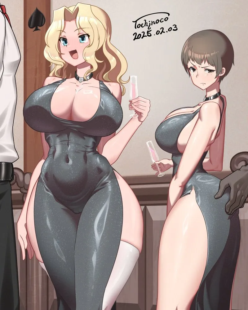 Kay (Girls Und Panzer), Naomi (Girls Und Panzer) by Tochinoco