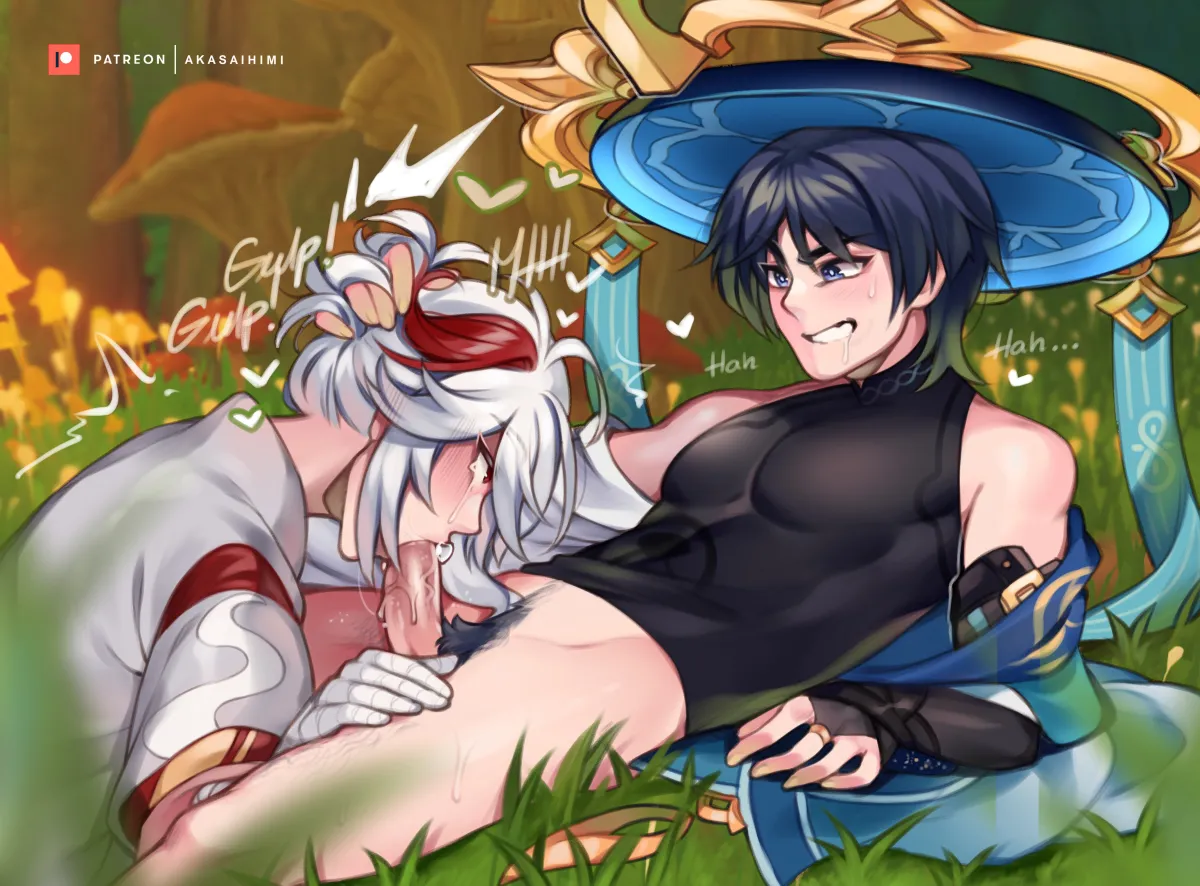 Scaramouche (Genshin Impact), Wanderer (Genshin Impact) by Akaihimi