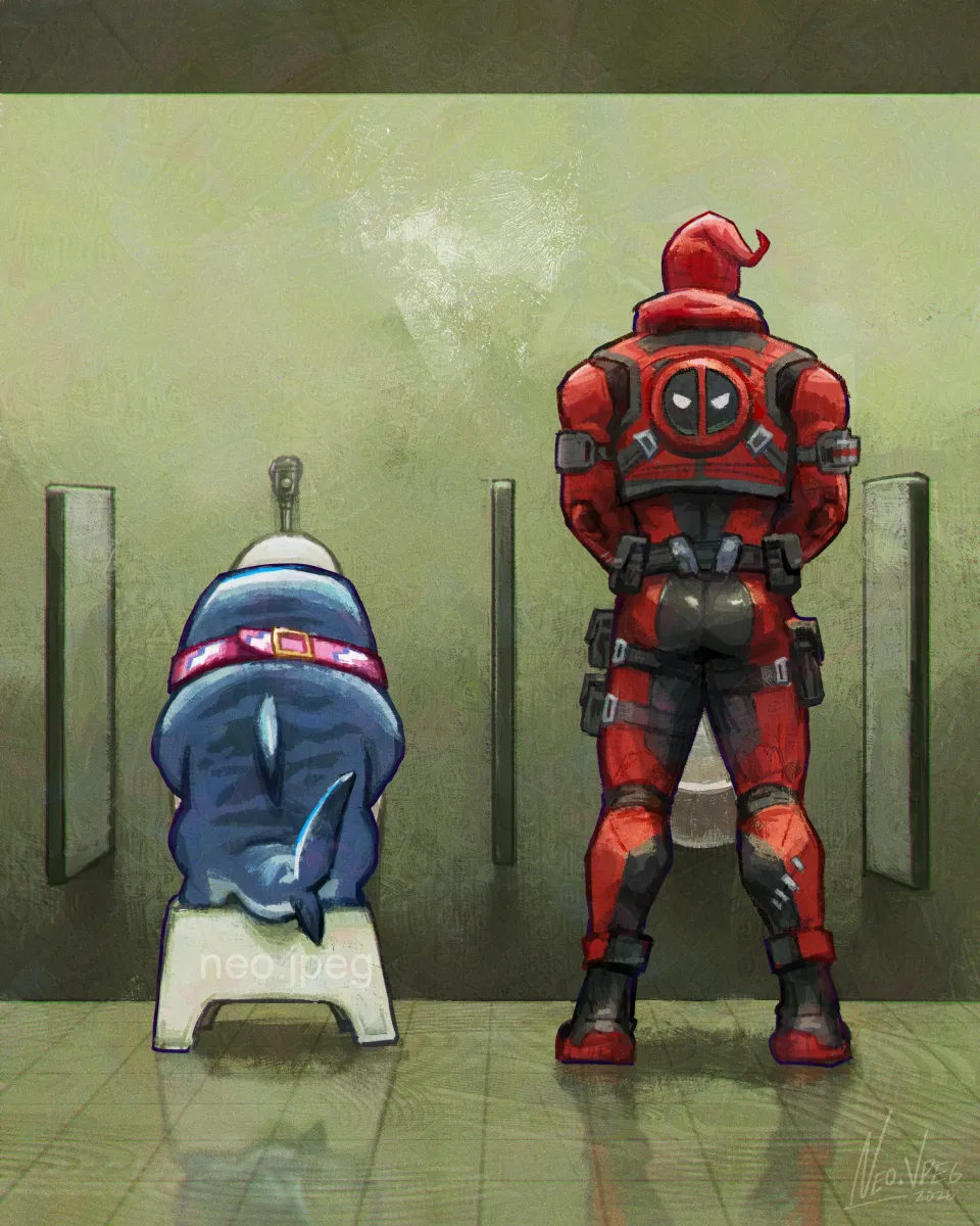 Deadpool, Jeff The Land Shark by Neo Jpeg