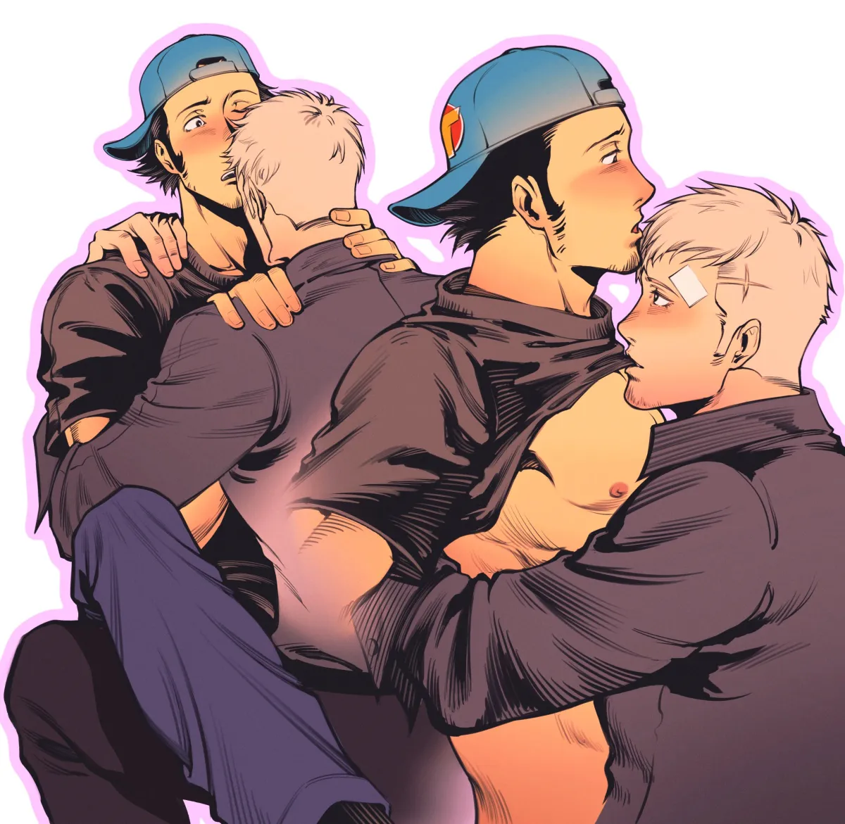 Sanada Akihiko, Iori Junpei by Oldkin