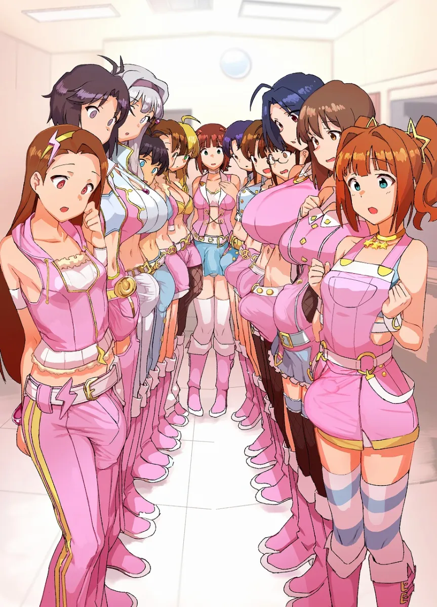 Kisaragi Chihaya, Hoshii Miki by Momo No Suidou-Sui
