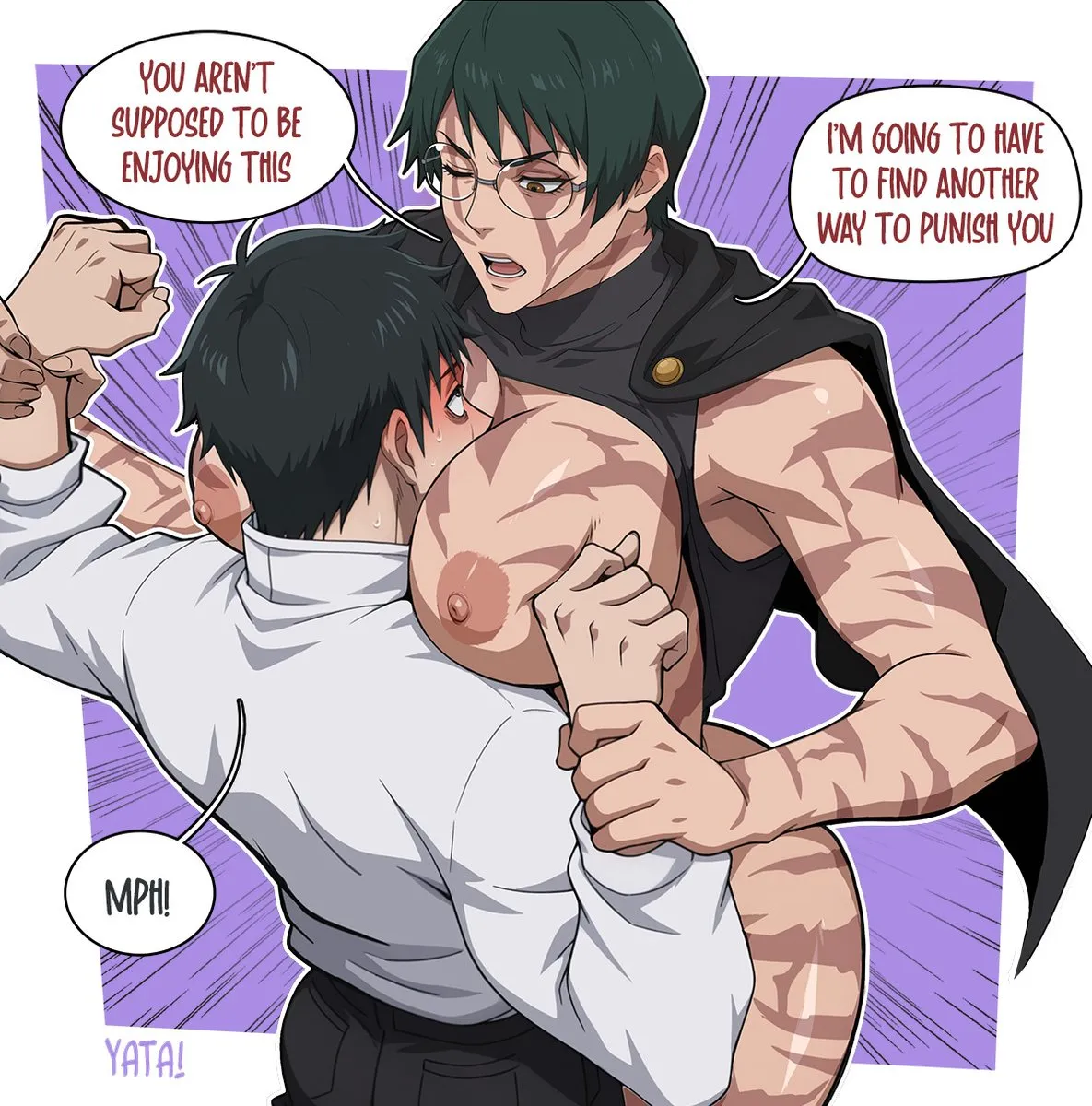Zen'in Maki, Okkotsu Yuta by Yatagarasupen