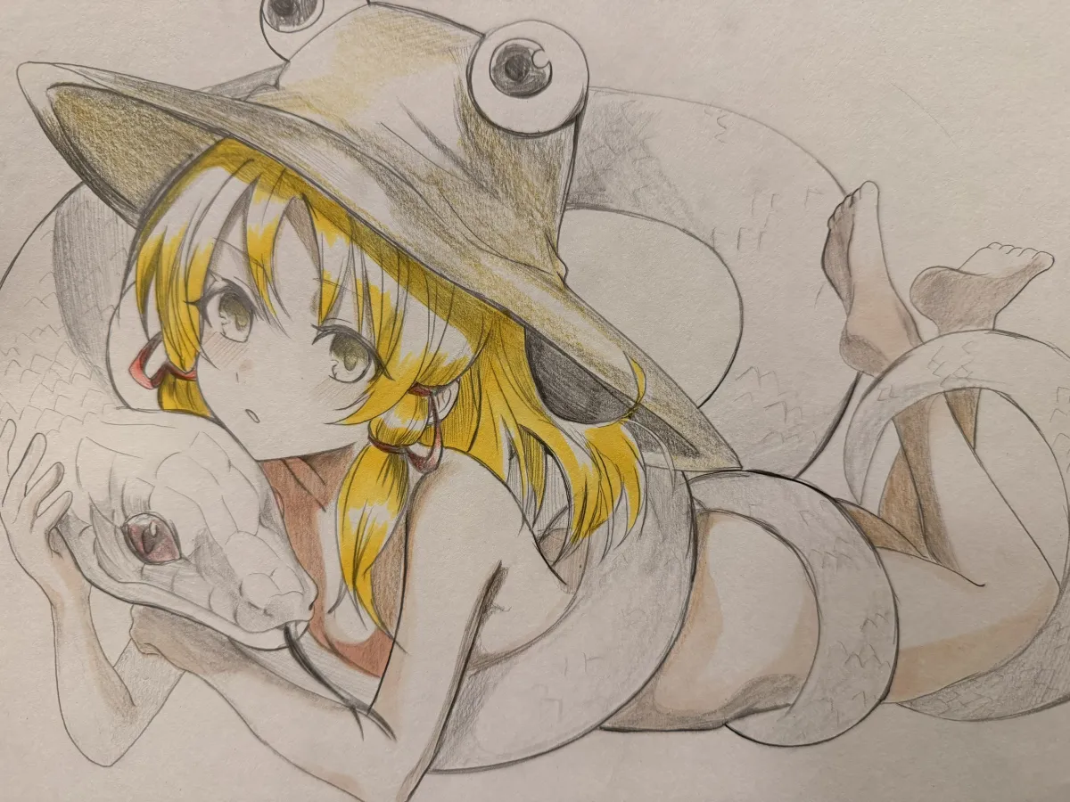 Moriya Suwako, Mishaguji by Ex9Dp4N1