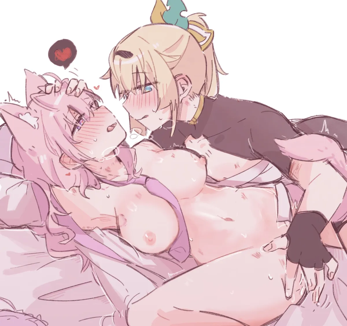 Hakui Koyori, Kazama Iroha by Hateyo