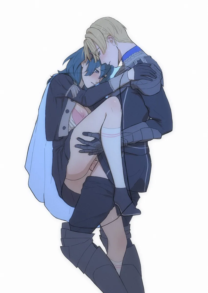 Female Byleth (Fire Emblem), Dimitri Alexandre Blaiddyd by Karini