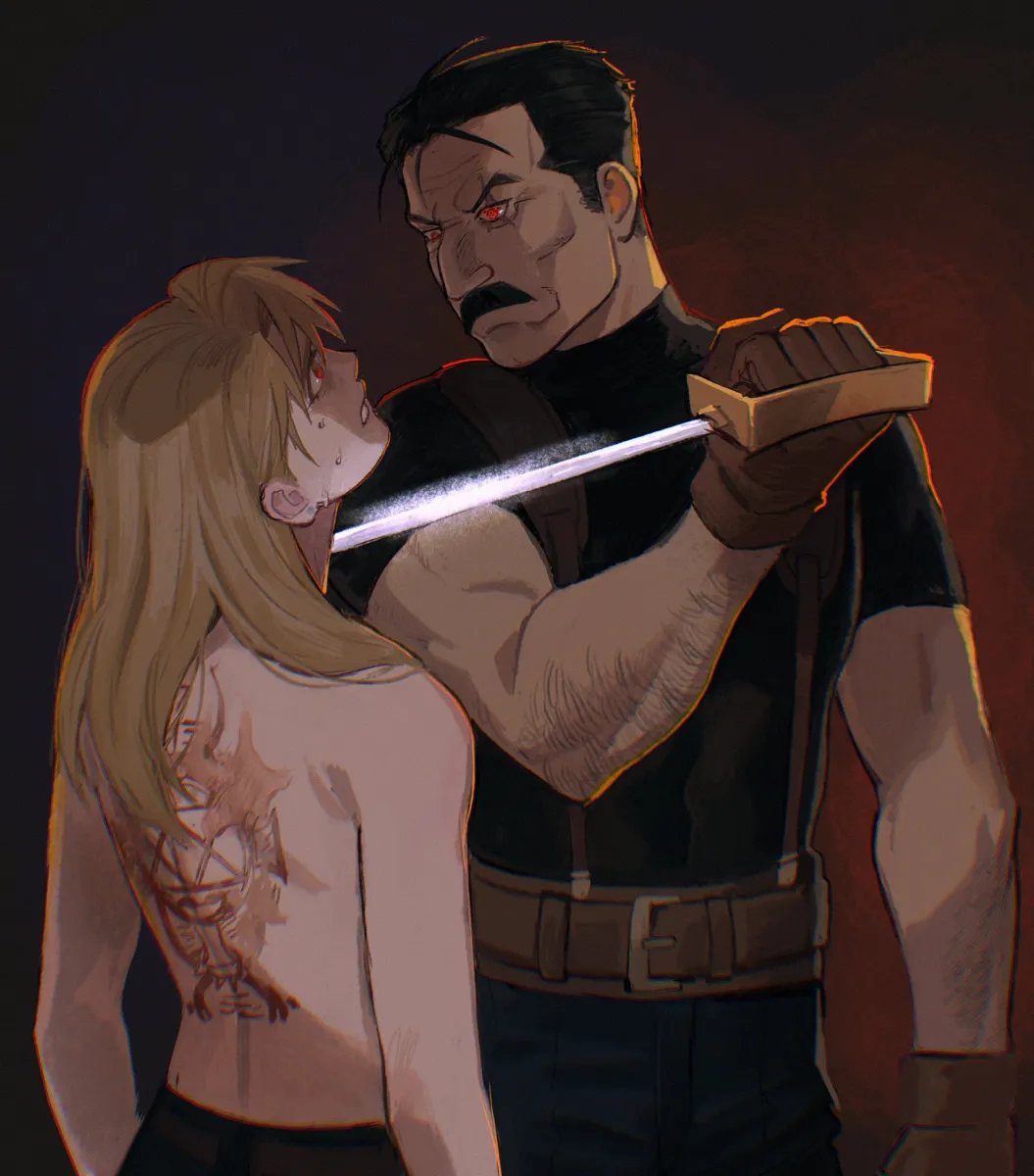 Riza Hawkeye, King Bradley by Theo (Tomochingus)