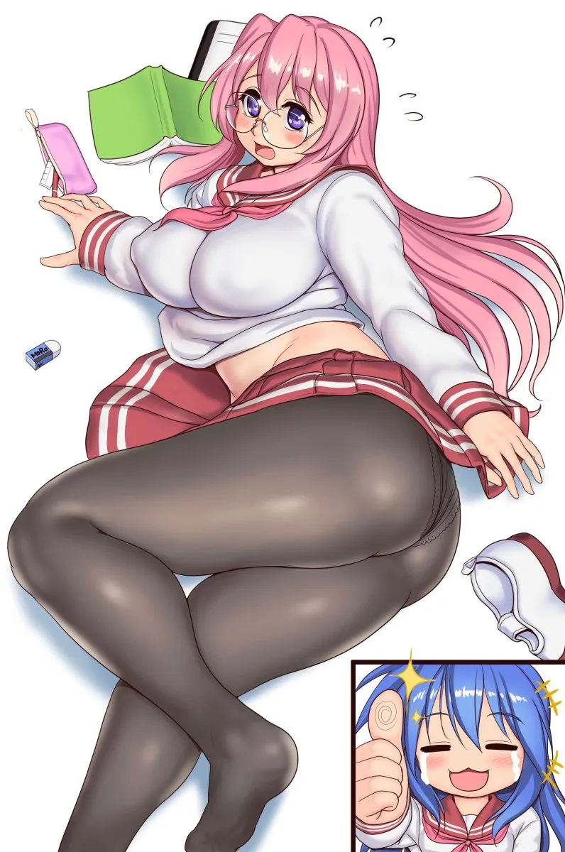 Izumi Konata, Takara Miyuki by Orizen