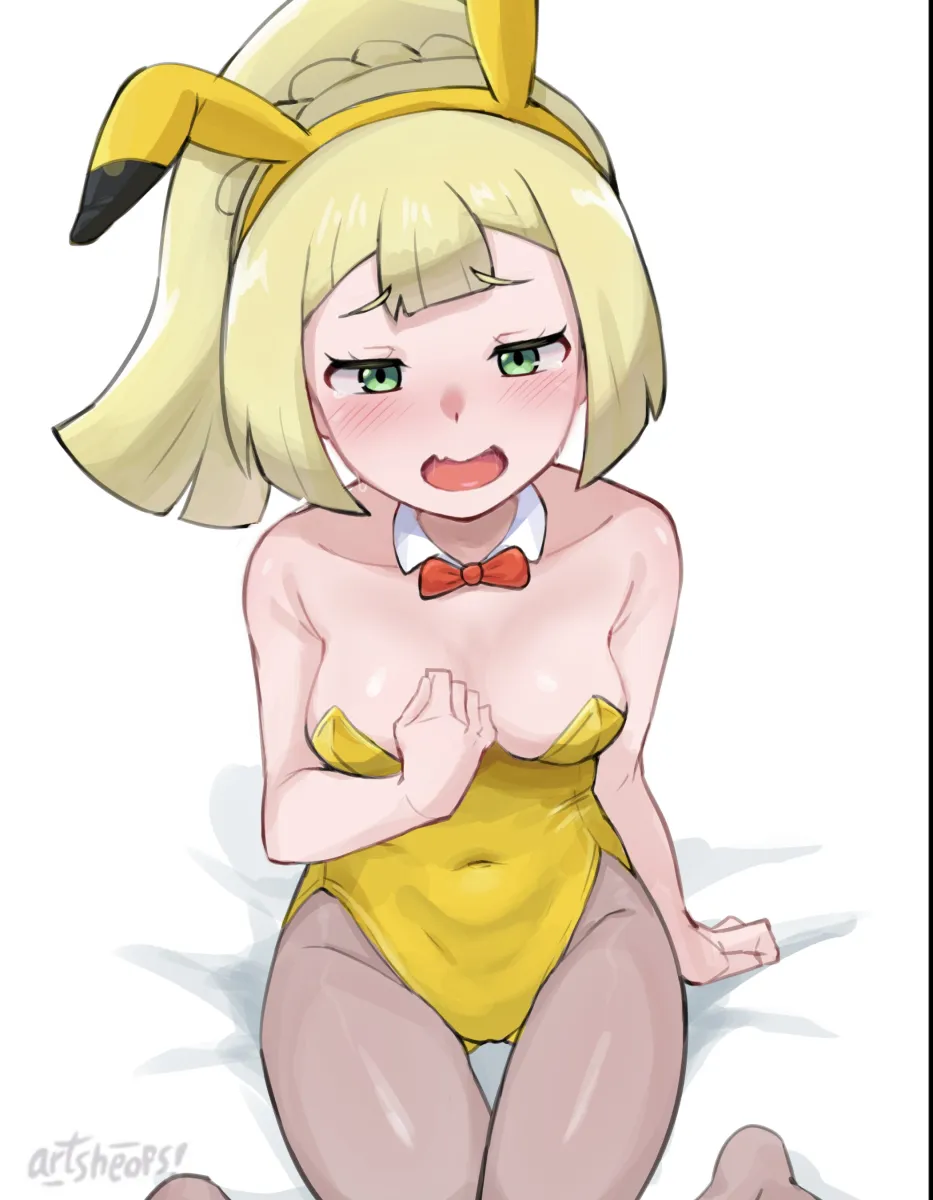 Pikachu, Lillie (Pokemon) by Artsheops