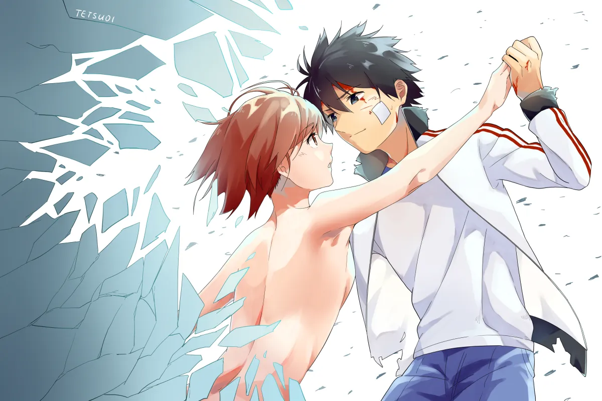 Misaka Mikoto, Kamijou Touma by Tobe!